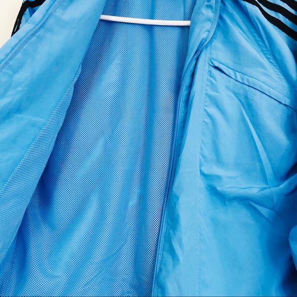 Adidas Light Blue & Black Jacket Size Small - Picture 4 of 7